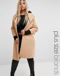With free delivery and return options (ts&cs apply), online shopping has never been so easy. River Island Plus Double Collar Smart Coat Asos