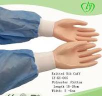 Customized Surgical Gown Rib Knitted Cuffs , China rib ...