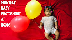 Point out the smiling faces for baby. 2 Months Old Baby Photoshoot At Home Diy Photoshoot Ideas Baby Photoshoot Ideas At Home Youtube