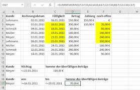So addiert excel zum beispiel die einzelnen tagesarbeitszeiten von 7:00, 7:15, 8:30, 8:00 es weist standardmäßig das format uhrzeit vom typ 13:30 auf, das keinen wert größer als 24. Die Excel Funktion Summewenns Fur Bedingtes Addieren Von Werten It Service Ruhr