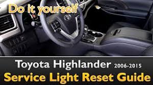 This is the light that comes on after a preset distance has been recorded on trip a or trip b. How To Reset The Service Maint Light 2013 2018 Toyota Highlander Backyardmechanic