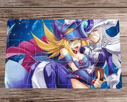 NEW Yu-Gi-Oh! TCG CCG Playmat Dark Magician Girl Silent Magician Card Game  Mat & Zones & Bag Anti-slip Desk Pad Mousepad 60x35cm _ - AliExpress Mobile