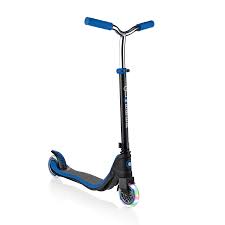 Globber Flow 125 Lights 2 Wheel Scooter For Teens Scooter With Light Up Wheels Height Adjustable Scooter Robust 100kg Scooter