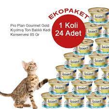 pro plan gourmet gold kiyilmis ton balikli kedi konservesi 85 gr 24 adet 1 koli konserve hi ndi kedi