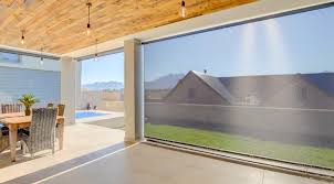 It functions in the most simple and basic manner. Patio Blinds