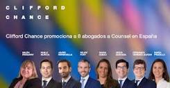Clifford Chance promociona a 8 abogados a Counsel en España