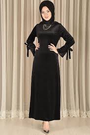 Modamerve Inci Kolyeli Kadife Elbise Siyah Png 5146 Elbise The Dress Basortusu Modasi