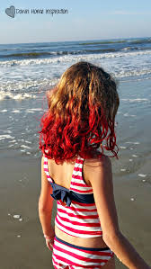 Kool aid hair dye will stay in a long time so i wouldn't try doing the whole head. That Time I Colored My Kid S Hair With Kool Aid You Ve Gotta See This Down Home Inspiration
