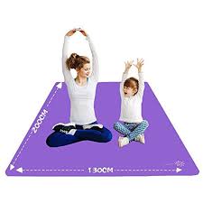 Yuren Oversized Yoga Mat 130 Cm Wide Nbr Made Thickness 10 Mm 200 Cm 130 Cm Parent Child Yoga Mat Beginner Training Ma Kids Yoga Mat Mat Exercises Yoga For Two