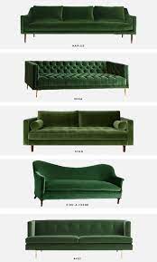 Tasteless Elegant Living Room Homemade Furniturelivingroomsmall Samt Sofa Grunes Samtsofa Samtsofa