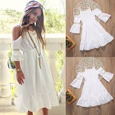 Awesome Pageant White Cute Lace Dresses Girl Clothes Summer Beach Clothing Dress Princess Kids Baby Girl Girls White Dress Lace Dress Vintage Cute Lace Dresses