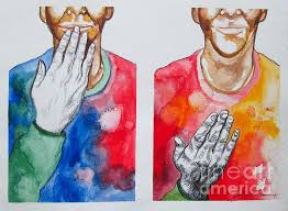 Thank You Card Sign Language Art Deaf Culture Art Deaf Art