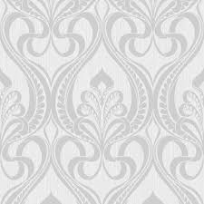 Check spelling or type a new query. Grandeco Art Nouveau Damastmuster Tapete Art Deco Metallic Glitter 113002 Silber Ich Will Tapete