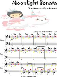 1.3 is it too difficult to learn. Moonlight Sonata First Movement Easy Piano Sheet Music With Colored Notes Ebook By Ludwig Van Beethoven 1230004395010 Rakuten Kobo United States