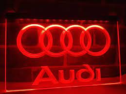 Audi Car Logo Led Neon Light Sign Home Decor Neon Signs Home Led Neon Lighting Neon Light Signs