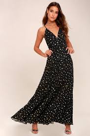 Galactic Goddess Black Star Print Sleeveless Maxi Dress Maxi Dress Embroidered Maxi Dress Red Floral Print Dress