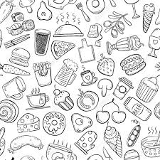 Lollipop coloring pages can be so much fun. Seamless Food And Drink Background Illustration Ad Food Seamless Drink Illustration Background Sketch Book Food Doodles Ink Illustrations