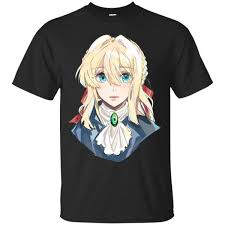 Violet Evergarden Head Portrait Violet Evergarden T Shirt G200 Gildan Ultra Cotton T Shirt