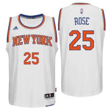 A boost in toppin's play has also coincided with rose's arrival. Derrick Rose Authentic In White Adidas Nba New York Knicks 1 Men S Home Jersey Nba New York Nba Jersey New York Knicks
