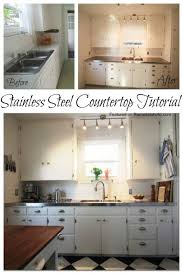 Okay, now you already know why we need to have a stainless steel countertop in our kitchen. Remodelaholic Affordable Stainless Steel Countertops Diy Stainless Steel Countertops Diy Countertops Kitchen Remodel Countertops