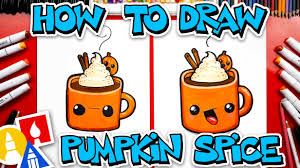 How To Draw Pumpkin Spice Hot Chocolate Art For Kids Hub Vector illustration for a card or poster, print on clothes. how to draw pumpkin spice hot chocolate