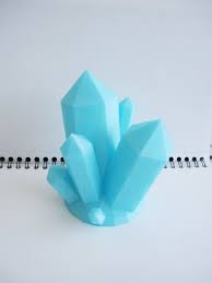3d Printed Crystal Quartz Cluster Geode Geometric Sculpture Jewelry Desk 3d Print Geek Gift 3d Printing 3d Printing Diy Geometric Sculpture 3d Printed Objects
