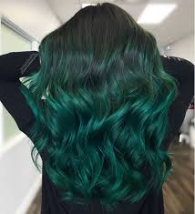 Balayage Black And Turquoise Hair Emerald Green Ombre Dark Green Hair Green Hair Colors Green Hair Ombre