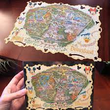 The decorative border is challenging and the bottom right shooting star is not securely attached. 1 000 Pc Disneyland Park Map Puzzle The Font On The Pieces Was So Small Jigsawpuzzles
