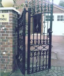Nice Set Of Gates Fitted Warrington Liverpool Wroughtiron Wroughtirongates Huyton Sthelens Railings Madetoorde Wrought Iron Gates Iron Gate Nice Sets