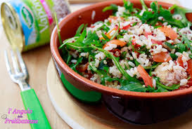 Soprattutto d'estate non c'è nulla di meglio che una bella insalata. Insalata Di Riso E Quinoa Bianca E Rossa Con Pomodorini Rucola E Tonno L Angolo Delle Prelibatezze