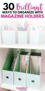 See more ideas about diy magazine holder, magazine holders, diy magazine. 30 Clever Ways To Organize With Magazine Holders Organization Obsessed