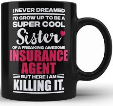 I think i read that for every ten people who get their insurance. Amazon Com Best Insurance Agent Mug Insurance Agent Ever Gifts For Her Birthday Gift Unique Black Funny Coffee Mugs By Hom Kitchen Dining