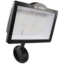 Black 8 1 2 High Dusk To Dawn Led Outdoor Flood Light 76h19 Lamps Plus