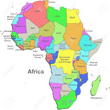 Print africa map coloring page & book. Jungle Maps Map Of Africa To Color