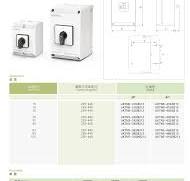OEM ODM Manufacturer Kripal 16A Cam Switch AC Changeover Switch Manual 3  Phase Selector Switch
