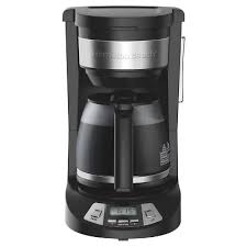 Refer to the manual for information on how to clean your coffee maker. Hamilton Beach Coffee Makers Target