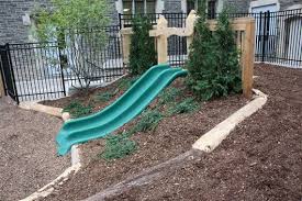 Hill Slide Gardens Play Area Backyard Backyard Playground Backyard Slide