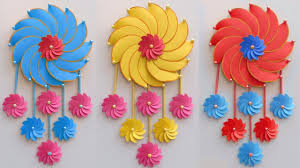 Paper Craft Wall Hanging Craft Ideas Room Decoration Diy Art And Cr Wall Hanging Crafts Paper Crafts Diy Kids Diy Arts And Crafts
