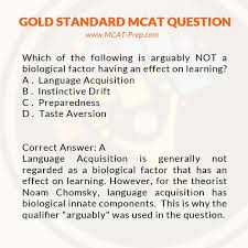 Mcat Question On Psychology Language Acquisition Mcat Mcat Study Medical Student Study