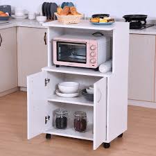 Modern microwave cart / carrito para microondas moderno features: Homcom Kitchen Storage Unit Microwave Cart Trolley W Cabinet Locking Wheels Shelf Particle Board Sideboard Home Modern Grey Storage Trolleys Home Kitchen Chefhouseresort Com Np