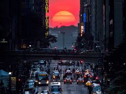 Town hall new york, ny. Manhattanhenge 2017 How To See New York S Famous Sunset