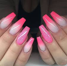 Pin On Gelish Nail Art Long coffin nails with glitter is very beautiful to look at especially and with the glitter, you really don't need a lot of nail art designs are patterns to make your nails look great because the.