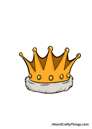 Draw a crown fit for king! Crown Drawing How To Draw A Crown Step By Step