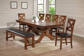 Get 5% in rewards with club o! Acme 70000 03 04 8 Pc Apollo Country Kitchen Style Distressed Walnut Finish Wood Dining Table