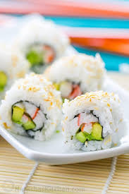 How To Make An Easy California Roll And Perfect Sushi Rice Step By Step Photo Tutorial For Homemade C Riz A Sushis Recettes De Rouleaux De Sushi Recette Sushi