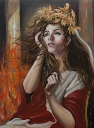 Keeper Of The Flame Hestia Greek Mythology Art Goddess Of The Hearth Greek Gods And Goddesses