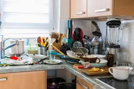 Often comprised with a sink and a lot of clutter. 3 Biggest Consequences Of A Messy Kitchen Petalsweet Cleaning