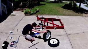 Haul master folding utility trailer : Assembling A Harbor Freight Haul Master Trailer 62648 62666 By Tim Nettleton