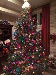 I Love My Colorful Christmas Tree Christmas Tree Decorations Pretty Christmas Purple Christmas