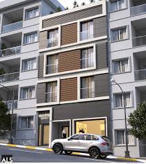 Als Mimarlik Izmir Mimarlik Mimari Discephe Cephe Tasarim 3d Rendering Render Konut Modern Bina Rezidans Cephet Goruntuler Ile Mimari Tasarim Bina Cephesi Bina